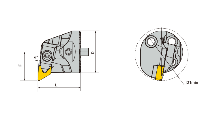 DDUNR damped boring head specifications